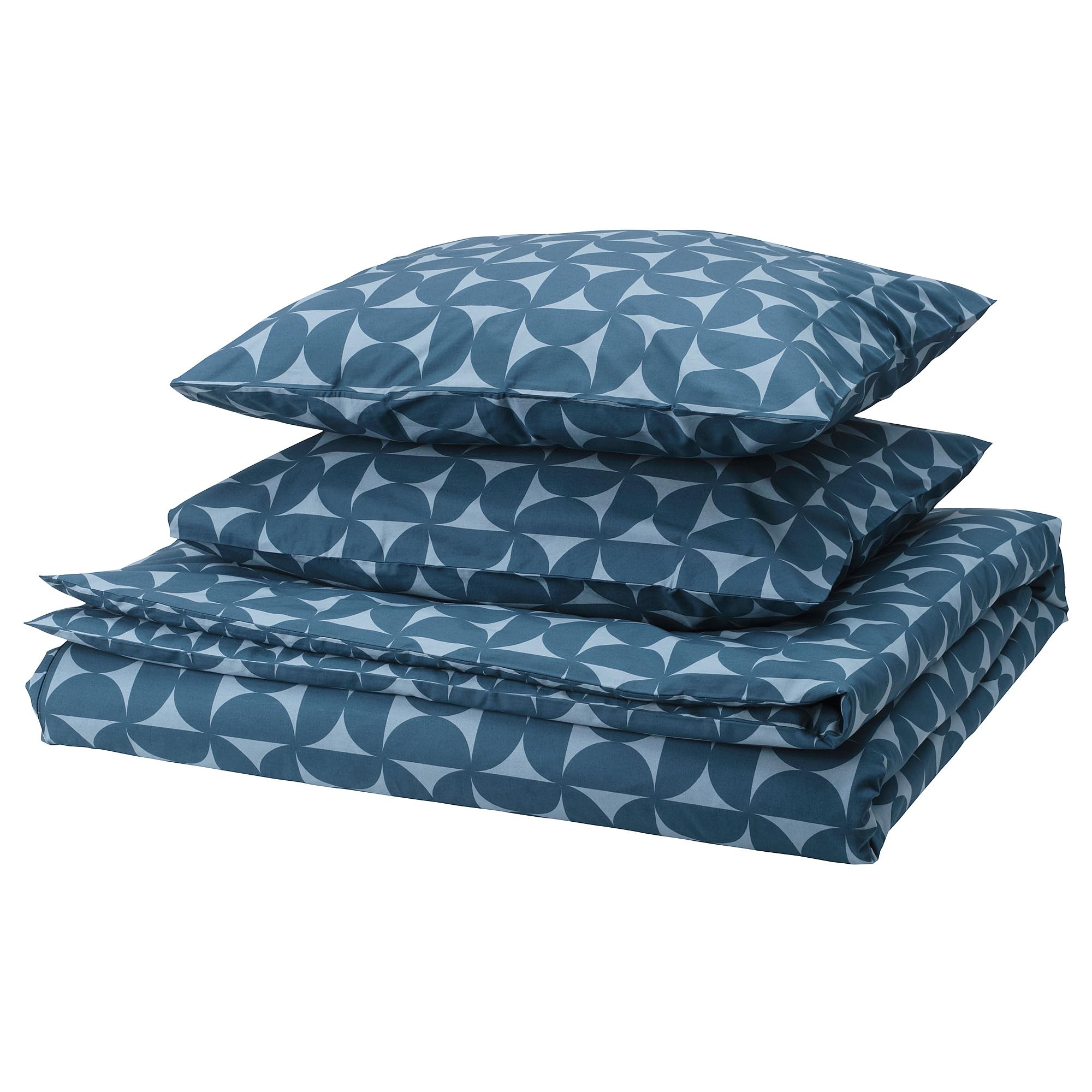 Housse de couette ÄNGSNEJLIKA réversible pour une chambre cocooning