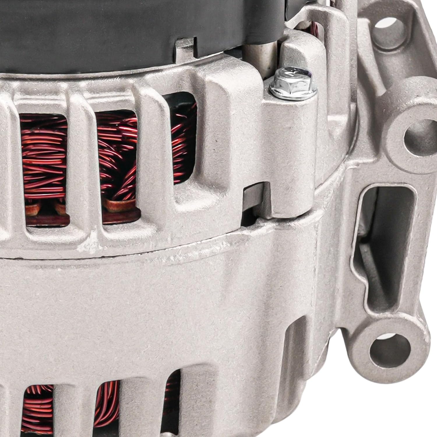 PHILTOP Alternator Compatible With Audi for 2009-2017 Tiguan, CC 2008-2014 GTI 2012-2013 Jetta 2009-2016 Eos 2002-2009 A4 2008-2010 Jetta (Bosch Unit; 140 Amp) 11070N 12V CW 6-Groove Pulley