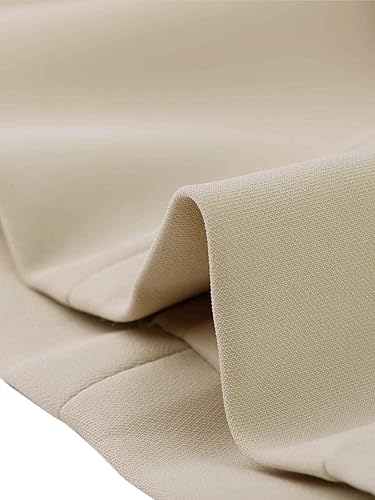 Miniatura 5 de Allegra K Chaleco de traje para mujer con doble botonadura, solapa elegante, de negocios