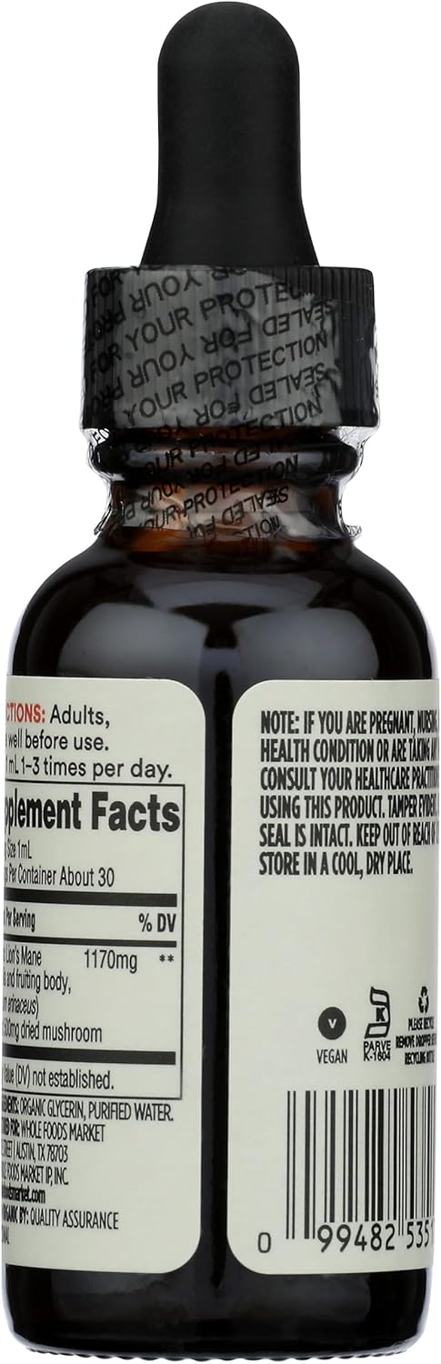 365 By Whole Foods Market, Organic Lion'S Mane Extract, 1 Fl Oz