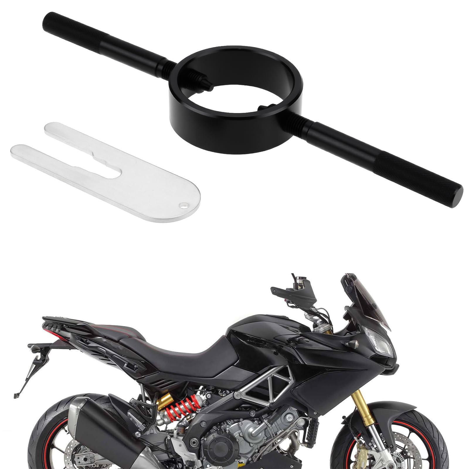 ECSiNG 1 Set Di Kit Compressore Per Molle Forcella Per Moto Compatibile Con La Maggior Parte Delle Forcelle Stradali Rovesciate