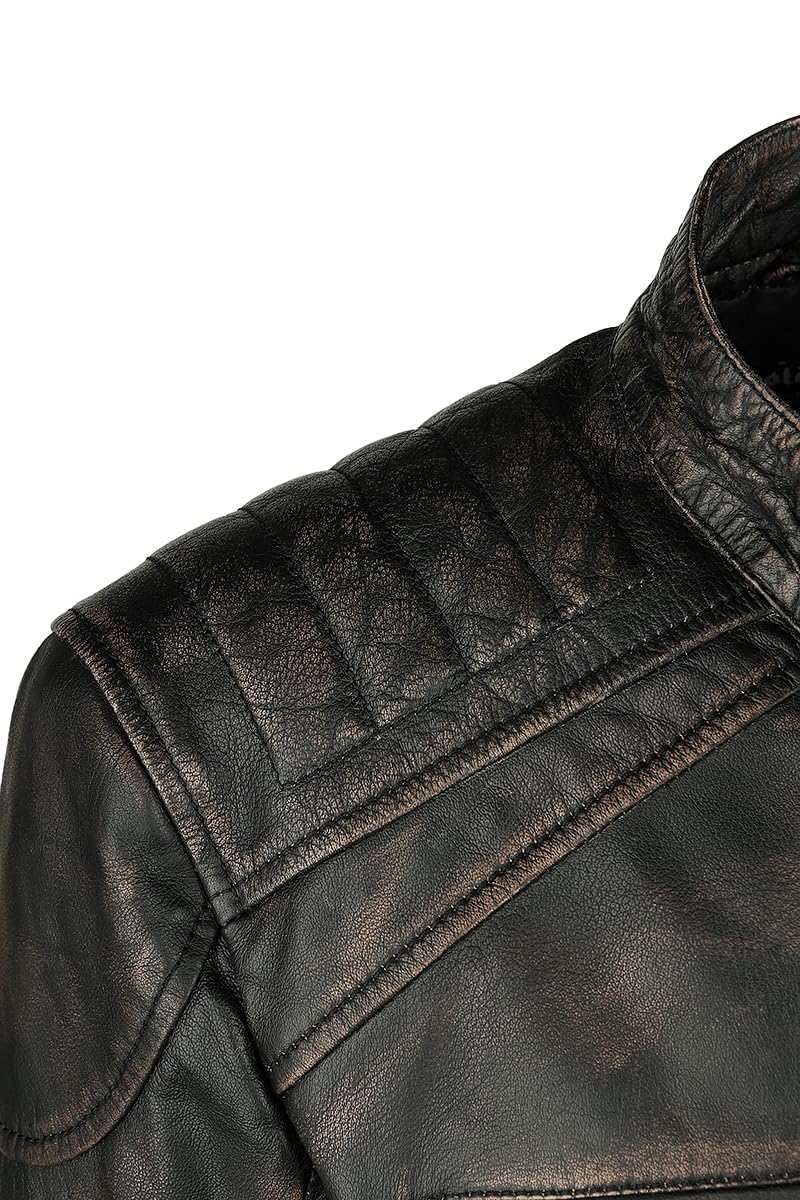 Motörhead England Männer Lederjacke schwarz M 100% Leder (Büffel) Band-Merch, Bands