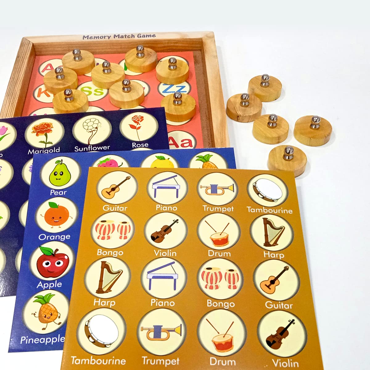 Clapjoy Wooden Memory Game for Kids|Memory Match Funny Block Board Game, Parent-Child Interaction Toy, Educational Intelligent Memory Booster Games Logic Brainteaser Toys for Boys and Girls Age 3+ (B0B4FYNFYQ) Amazon Price History, Amazon Price Tracker