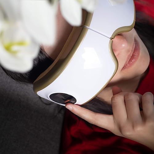 Miniatura 6 de Eye See Masajeador de ojos con calor, alivio de migraña y alivio del estrés. Compresión de aire eléctrica, vibración y música calmante todo incluido