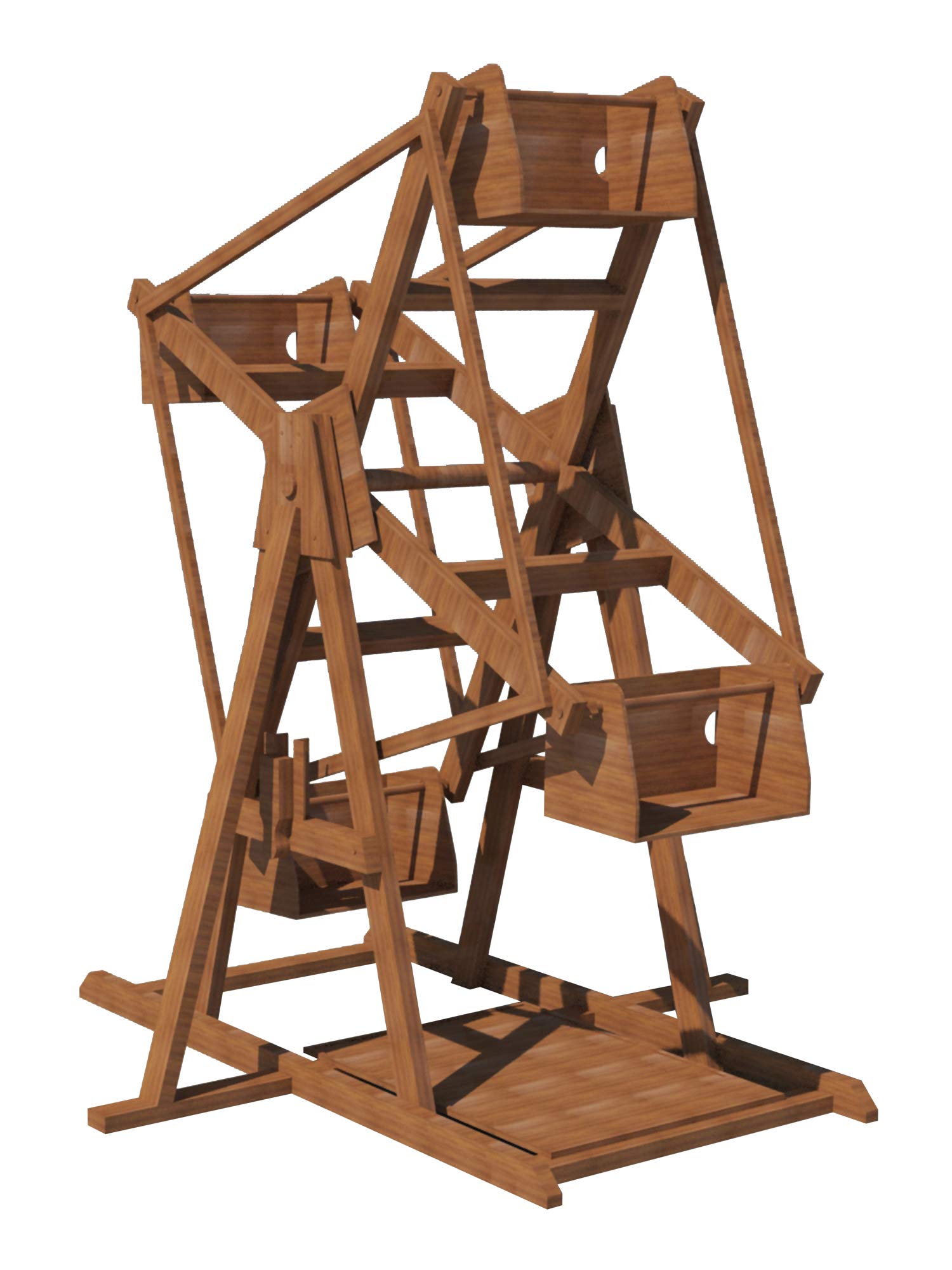 Ferris Wheel Plans Backyard 8' DIY Outdoor Playground Children Toys Woodworking