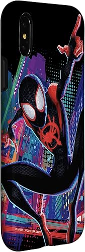 Miniatura 9 de Funda para iPhone 14 Pro Max Marvel Spider-Man Into the Spider-Verse Miles Morales City