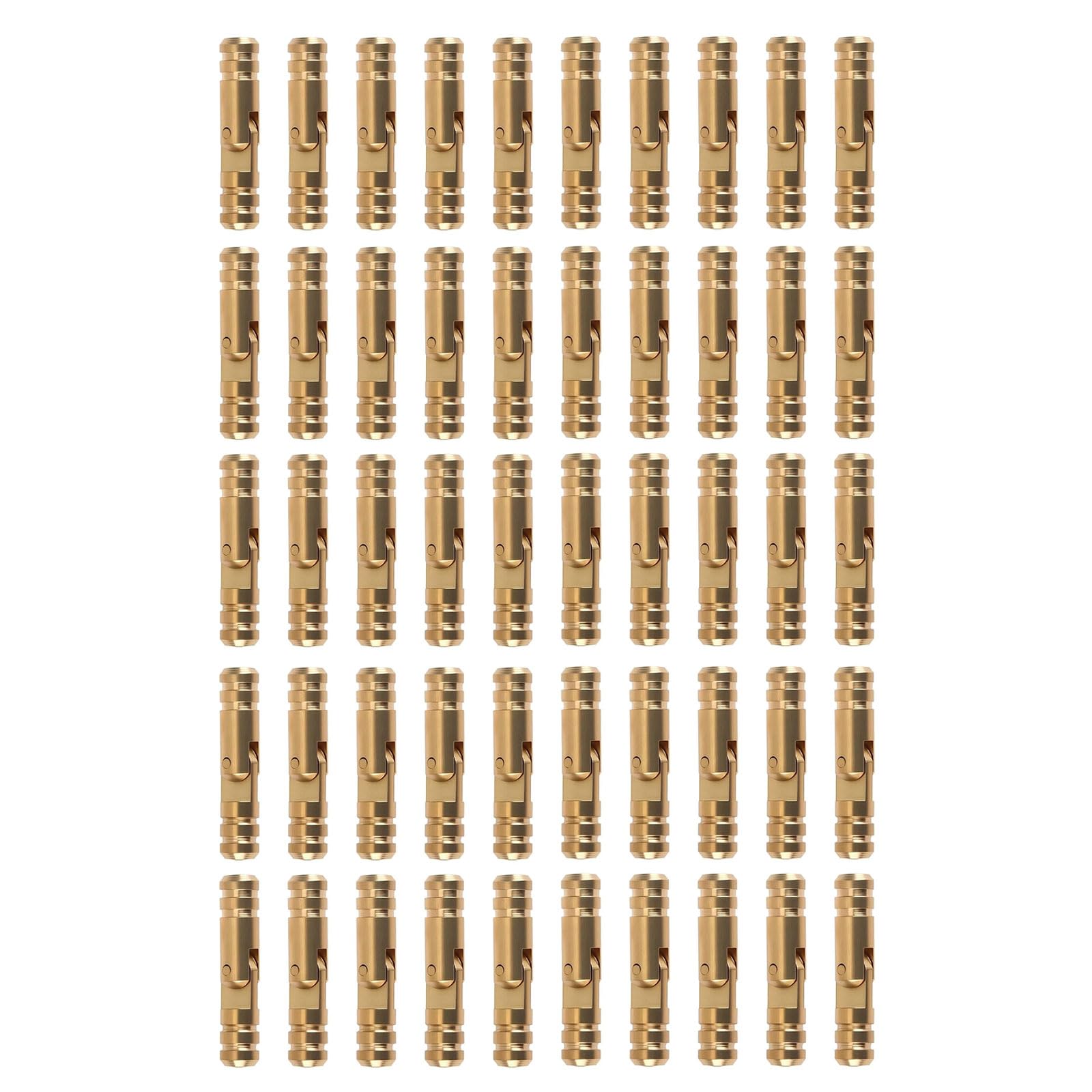 50Pcs Practical Brass Miniature Hinges Pre Drilled Holes Easy Installation Small Wooden Box Craft Projects Antique Box Brass Hinges