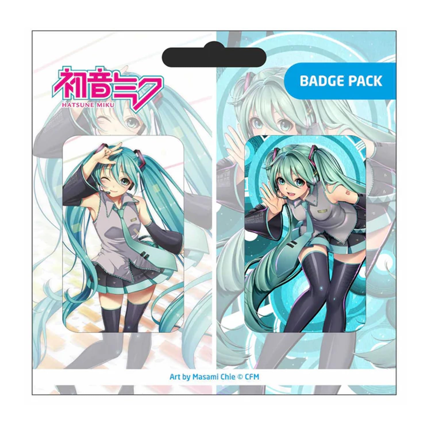 POPBuddies Hatsune Miku (Art by Masami Chie) Badge Pack
