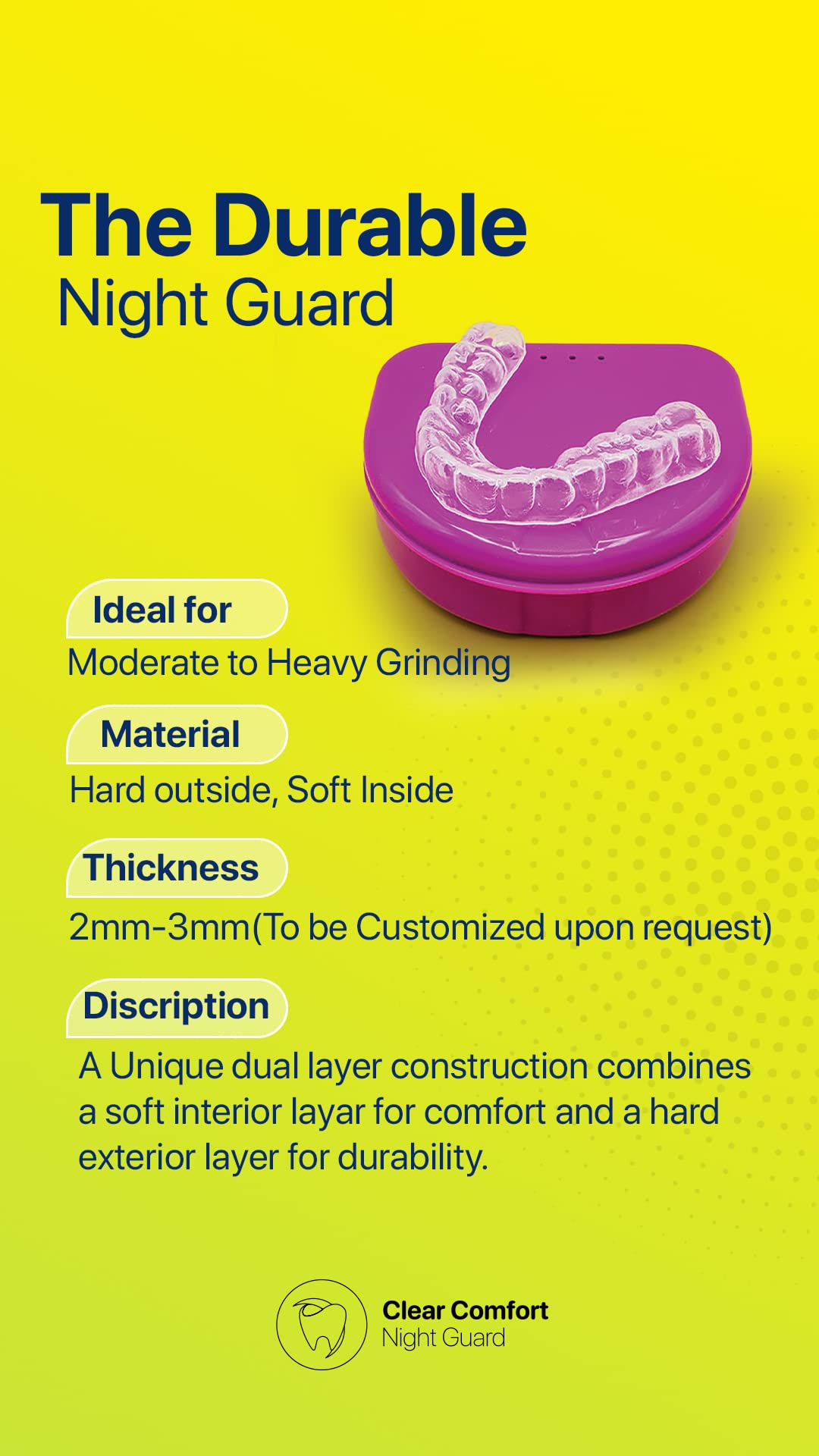 Buy Custom Made Mouth Guard for Teeth Grinding, Dental Night Guard, Mouth Guard, Protect Teeth