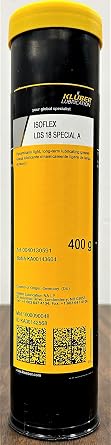 Kluber Lubrication ISOFLEX LDS 18 Special A Long-Term Lubricating Grease for Spindles in Machine Tools-Textile and OE-Spinning Turbines-Optical Equipment 400g Cartridge