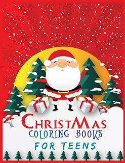 christmas coloring books for teens: Activity Coloring Book for Adults and Teens 40 + Pages 1 design per sheet : 8.5x 11 Inches