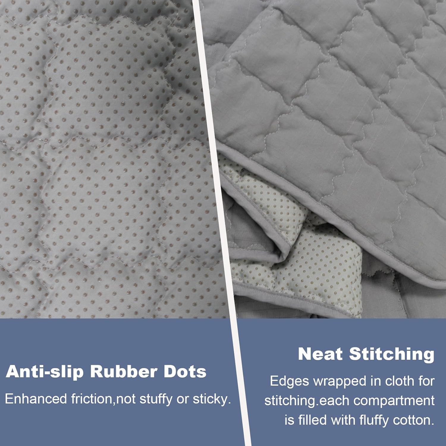 Grounding Mat, 24" x 35", Cream, with 15ft Grounding Cord for Stress Relief, Pain Management, Better Sleep (Gray, 24 * 35 inch) - Image 2