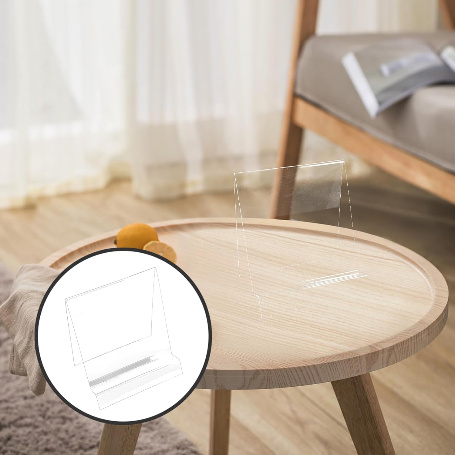 VICASKY Acrylic Scarf Organizer Stand Scarf Holder and Hairband Display Rack for Women’s Accessories Storage in Closet Or Shop