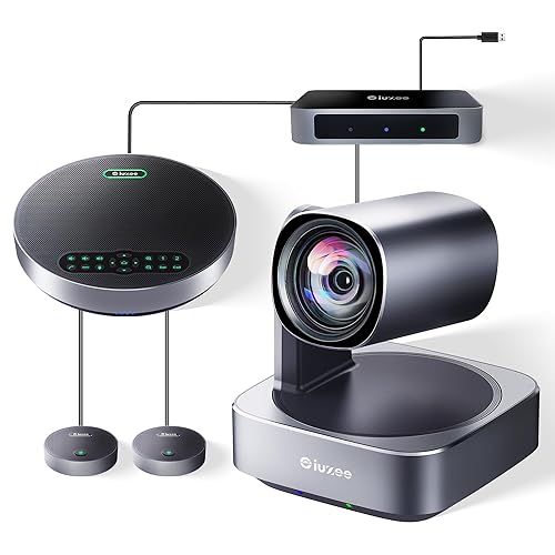 All-in-One PTZ 4K 12X Optical Zoom Video Conference Room Camera