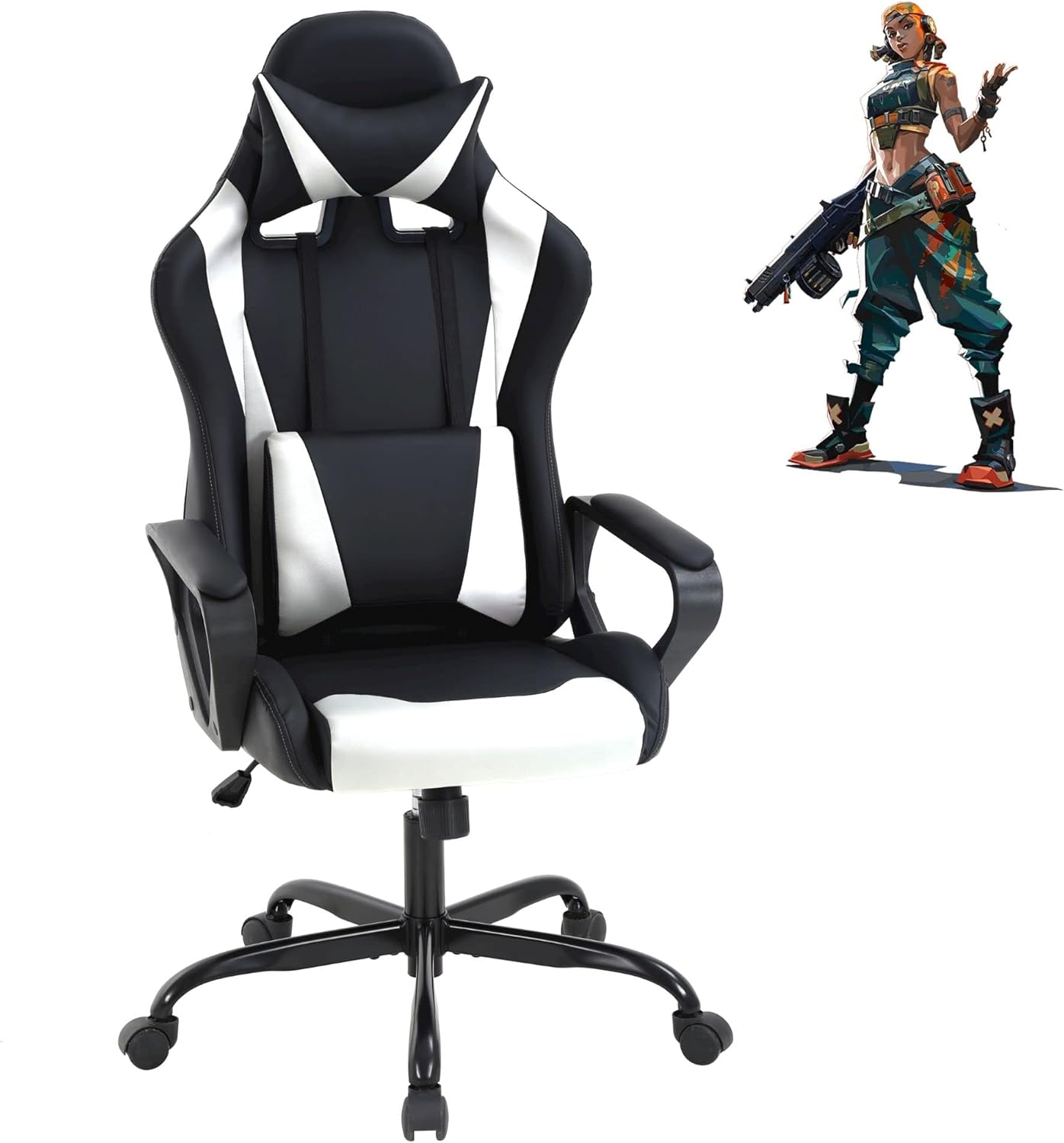 Gaming Chair High Back Computer Chair Racing Office Chair with Lumbar Support