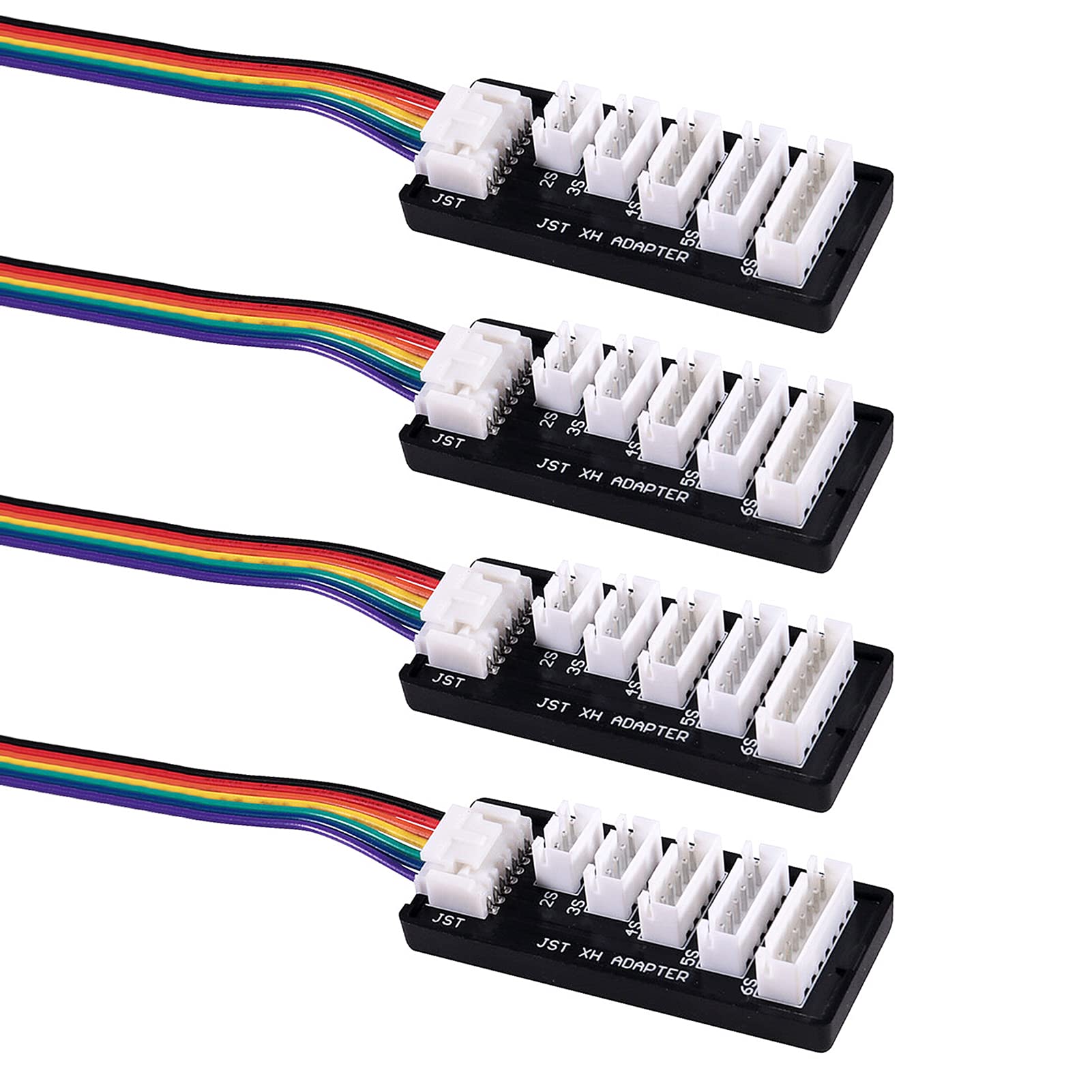 ACEIRMC RC Product JST-XH-2-6S Lipo Battery Charge Balance Board, JST XH Board Balance Expansion Charger Adapter gor RC 6S LiPo Battery Charge (4pcs)