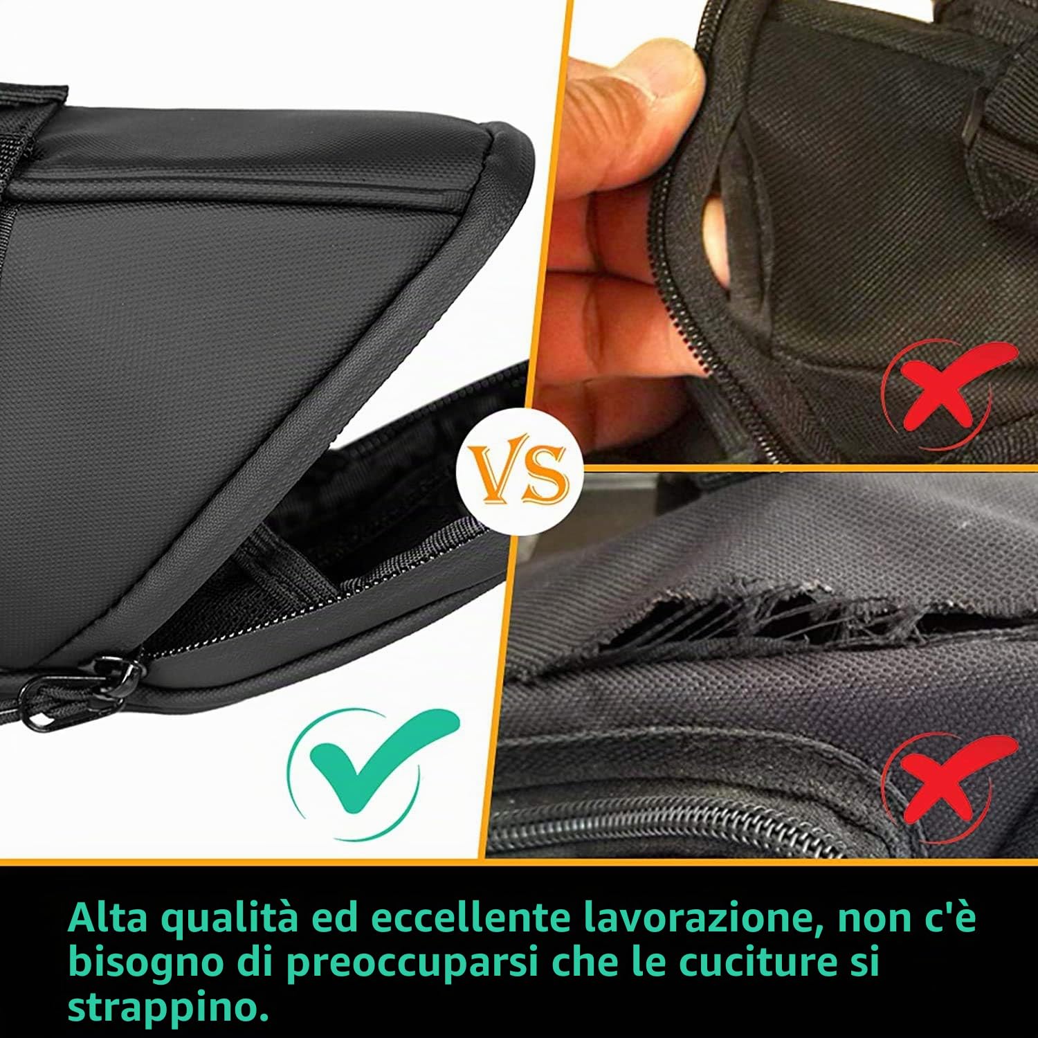 Borsa Sottosella MTB Bici, Impermeabile Kit MTB Bici da Corsa Acessori per Biciclette MTB per Mountain Bike, Bici da Corsa