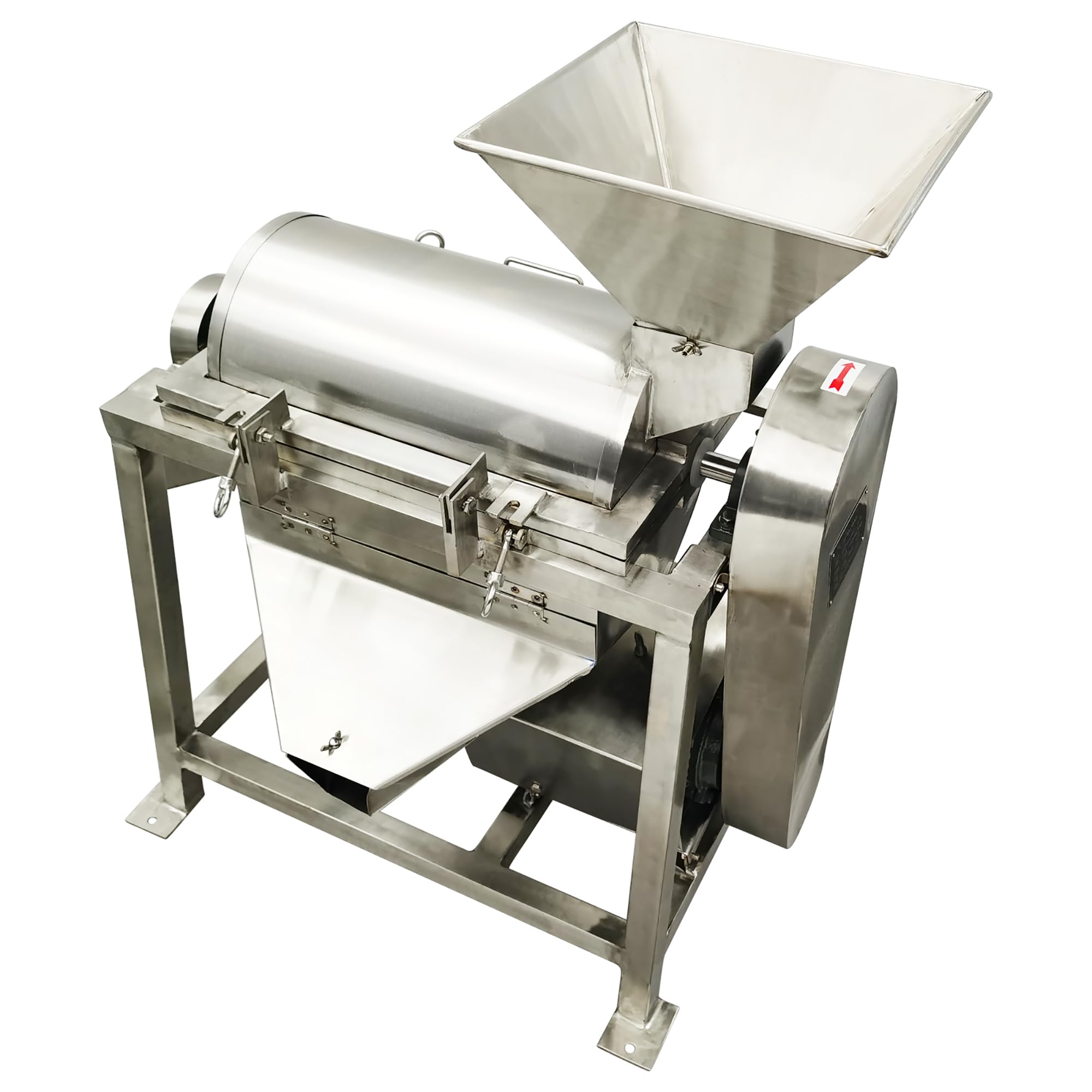 Commercial Fruit Vegetable Spiral Pulping Machine High Efficiency Beating Juicer Machine Stainless Steel Crushing Breaker Beater Apple Orange