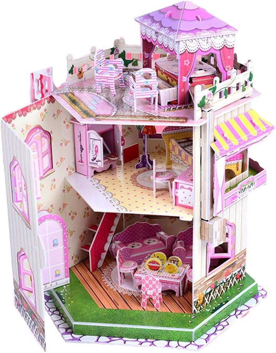 Rooftop Romance 3D Puzzle Dollhouse for Girls Easy New Zealand