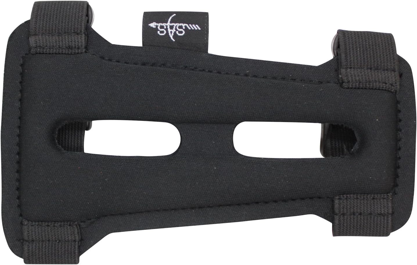 SAS 5.75" Youth Black Armguard Archery Bow Range with 2-Strap Buckles