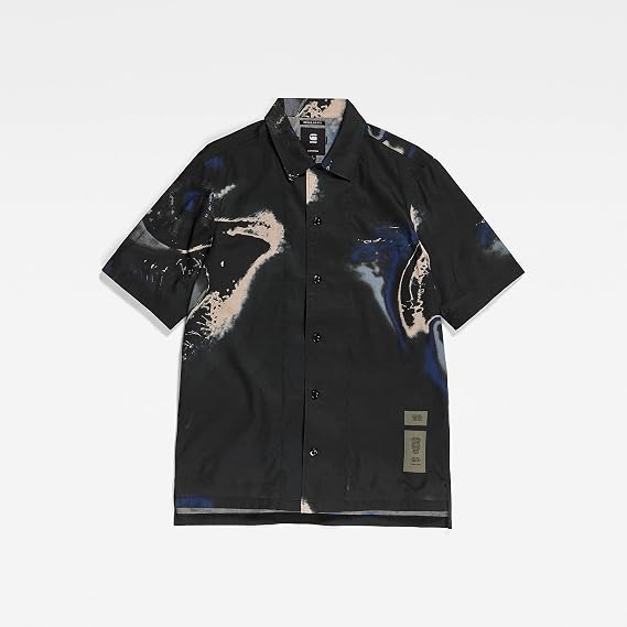 G-STAR RAW Men's Short Sleeve Button Down Shirt - Straight Fit Festival Style - View #8