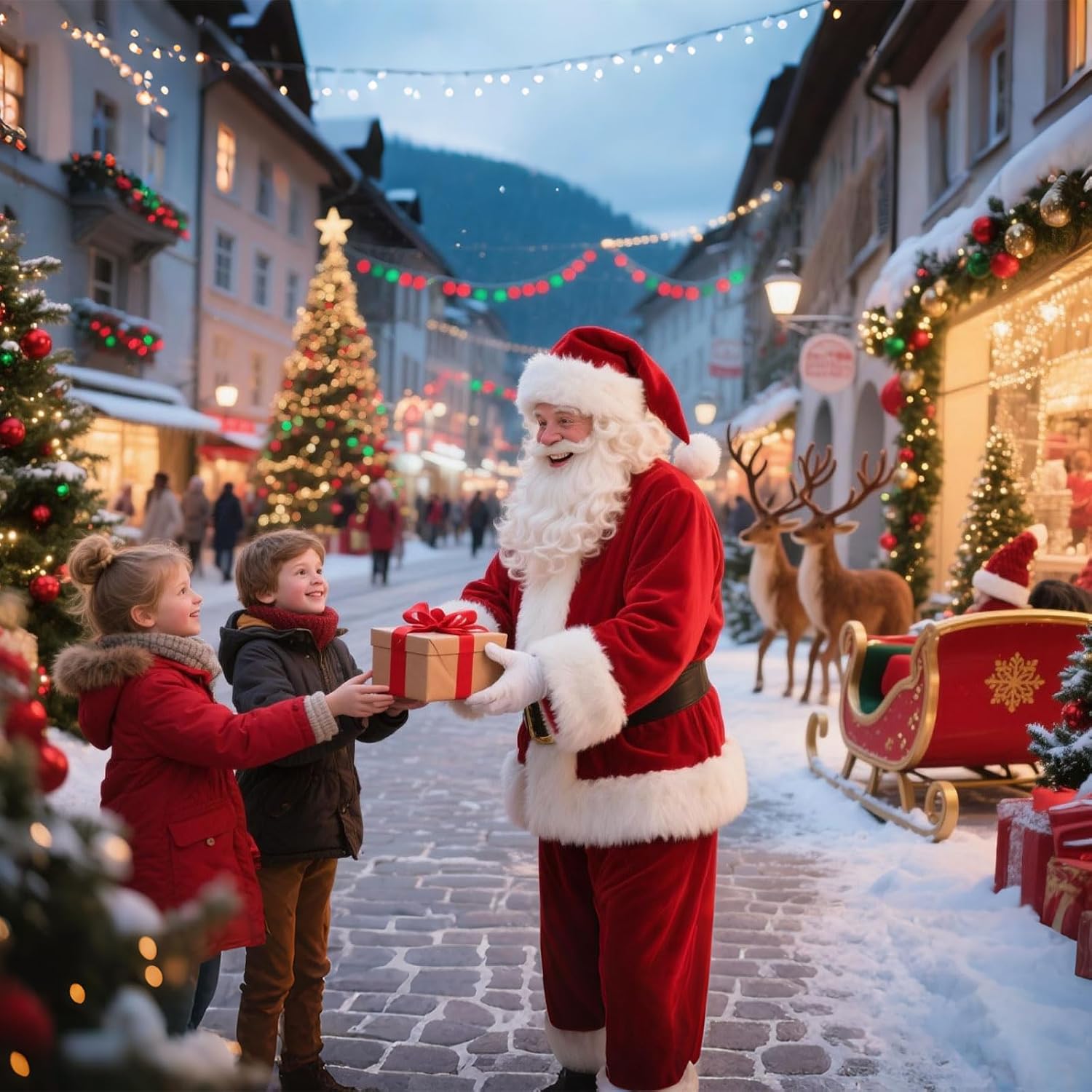 Santa Claus Costume Santa Suits for Men Santa Outfit for Christmas Cosplay Costume