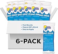 Vista 1 de In The Swim Shock para piscina – Sanitizante granular al 68% de hipoclorito de calcio para agua cristalina – Defiende contra bacterias, algas