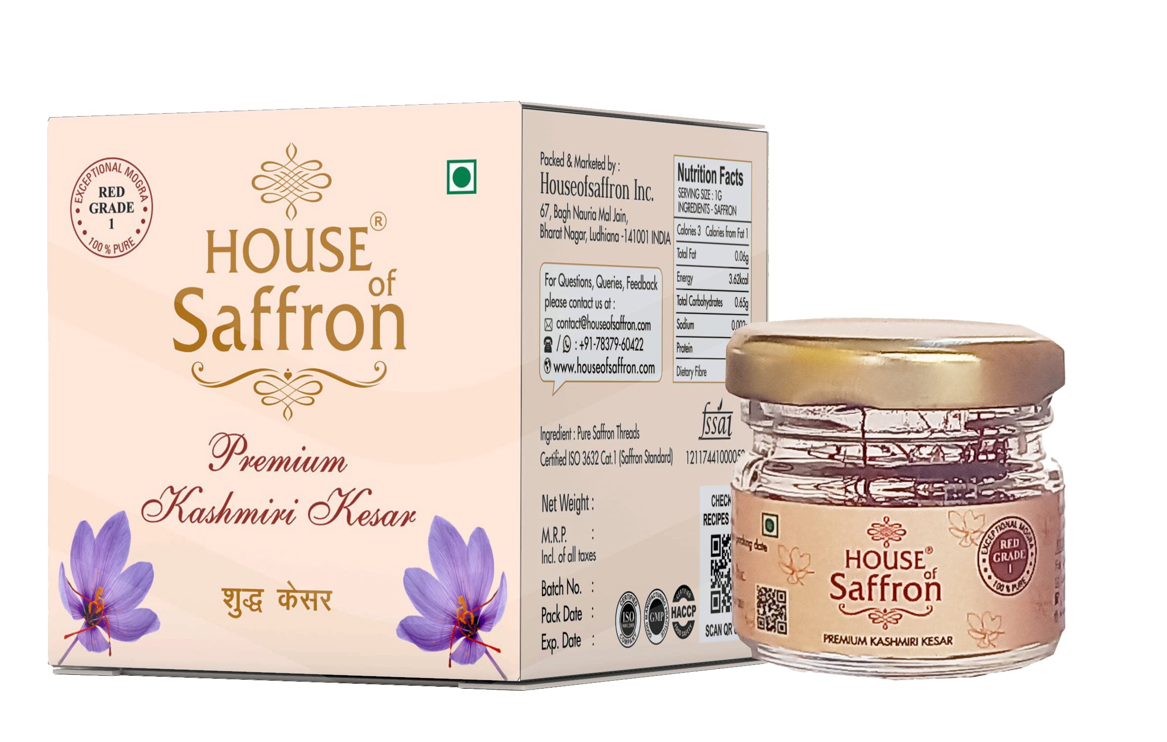 House of Saffron 5grams Kashmir Mogra Kesar Premium Original Kesar for Pregnant Women, Cooking, Fair Skin, Beauty, Tilak, All Red Long Threads Real Kesar/ Kumkumpuvva - 5 Pack of 1gram Each (B08RS9827F) Amazon Price History, Amazon Price Tracker