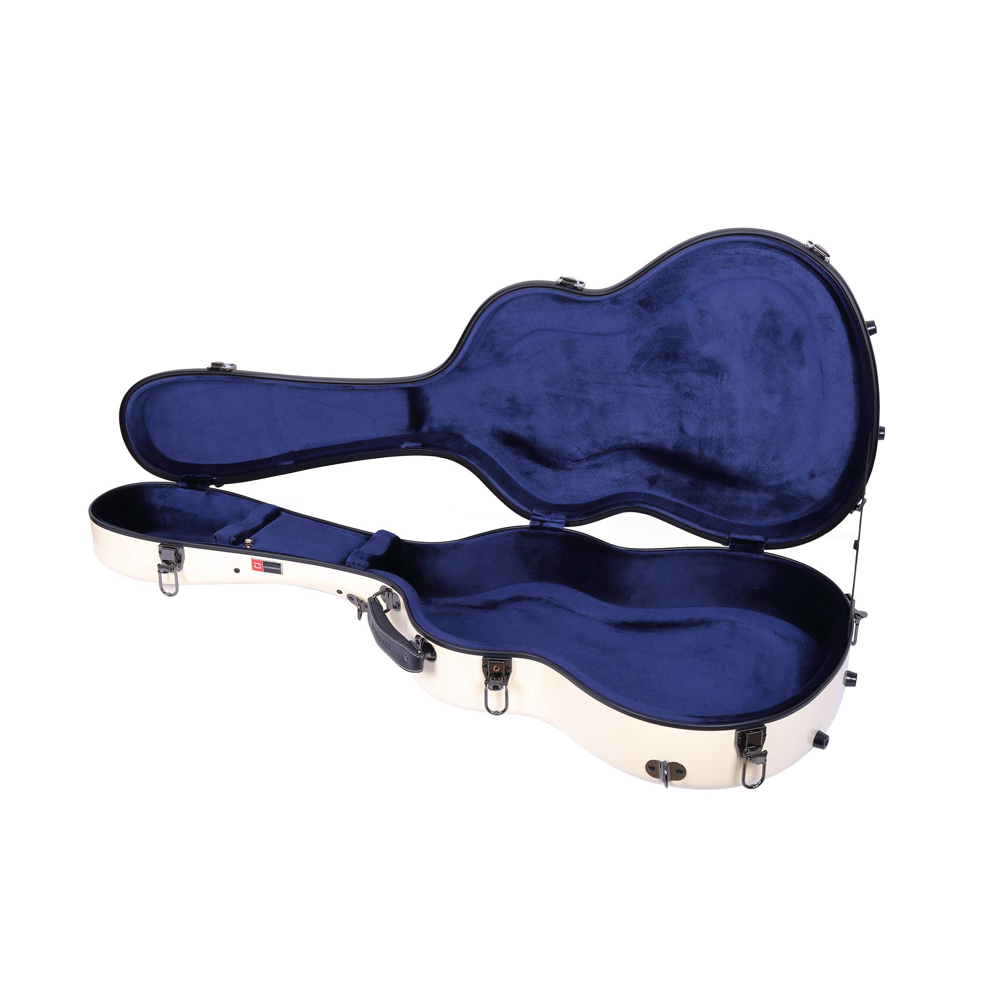 Crossrock CRW500 Basic Series Classical Guitar Case,Multi—ply Wooden Case in legno nero