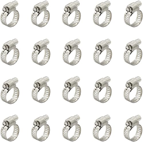 Miniatura 15 de 20 abrazaderas de cable, abrazaderas ajustables de acero inoxidable 304 para conductos, abrazadera de tubo, abrazadera de conducto de aire