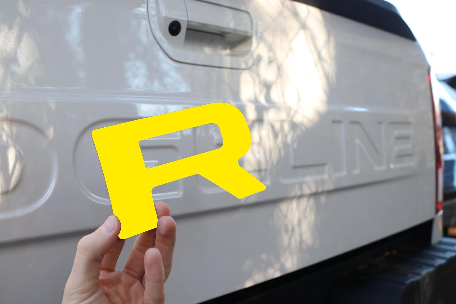 Rear Tailgate Letters Compatible with 2024 2025 Ridgeline 1/16" ABS Plastic with Adhesive- Chrome