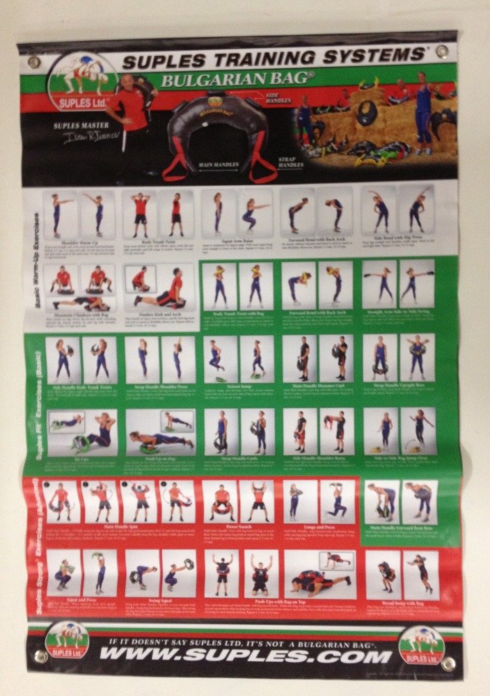 Suples Bulgarian Bag Exercise Poster (Vinyl)