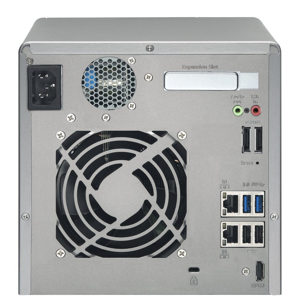 Qnap TS-470PRO Serveur de stockage NAS 4 baies Noir boîtier vide