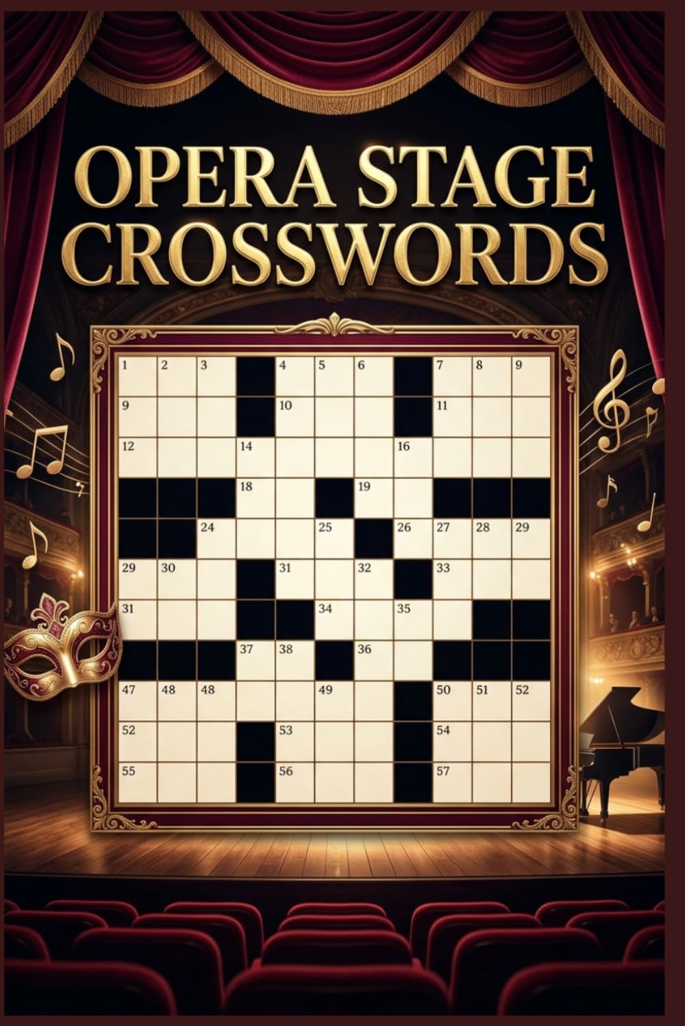 Opera Stage Crosswords: 60 Elegant Crossword Puzzles for Opera & Classical Music Lovers — With Solutions