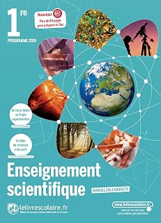 Enseignement Scientifique 1Re: Programme 2019