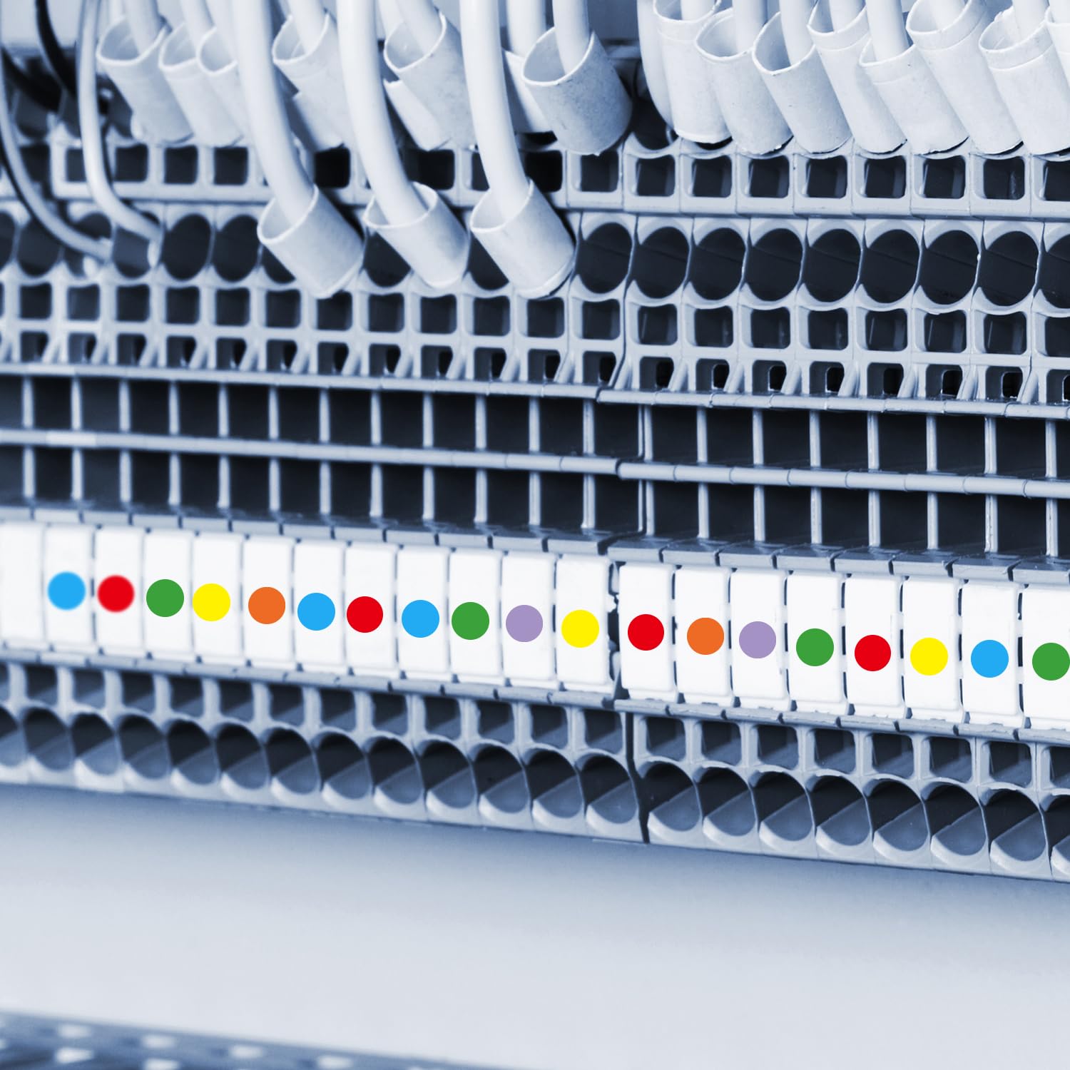 4000 etichette adesive per codifica a colori da 1,3 cm, per ufficio, studenti e altri scenari (4 rotoli, 1000 etichette per rotolo)