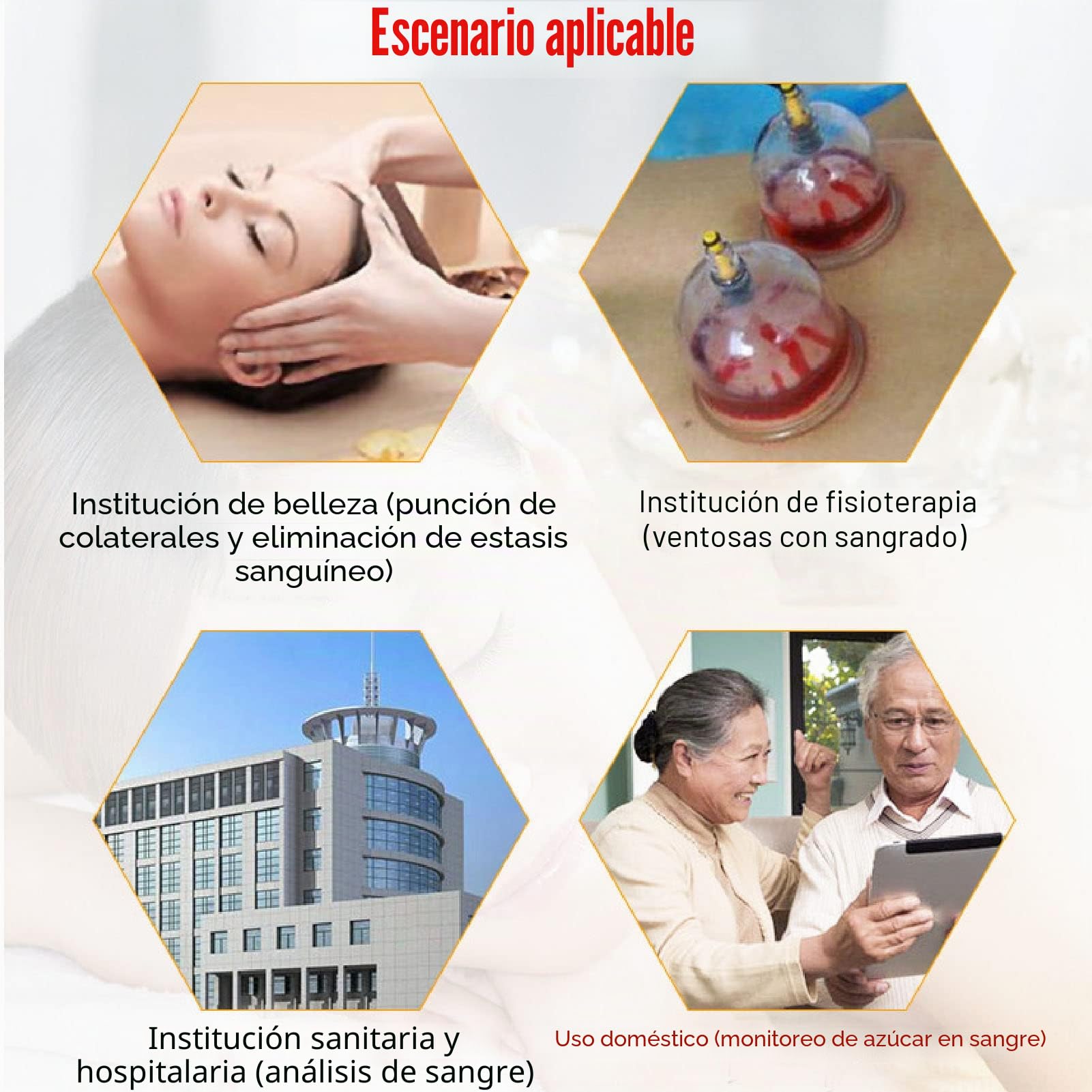 Pluma De Lanceta De Sangre, Pluma De Recolección De Sangre, Dispositivo De Punción De Aleación De Aluminio Pluma De Muestreo De Sangre Doméstica Para Monitoreo De Azúcar En Sangre Ventosas Plata
