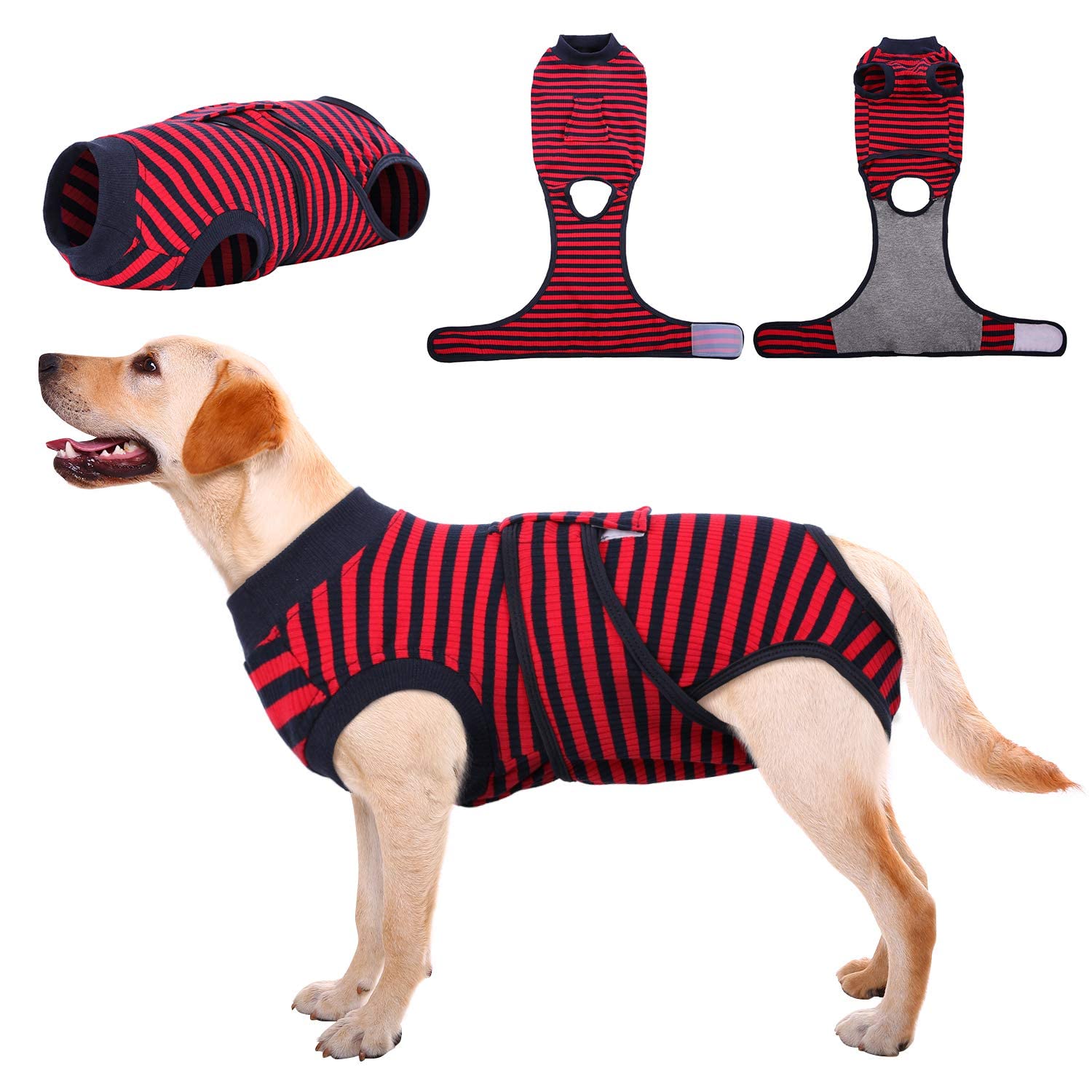 Kuoser Dog Recovery Suit Female, Dog Onesie for Surgery, Female Spay and Male Neuter Onesie for Post-Op Care, Prevent Licking Puppy Onesies — view 46