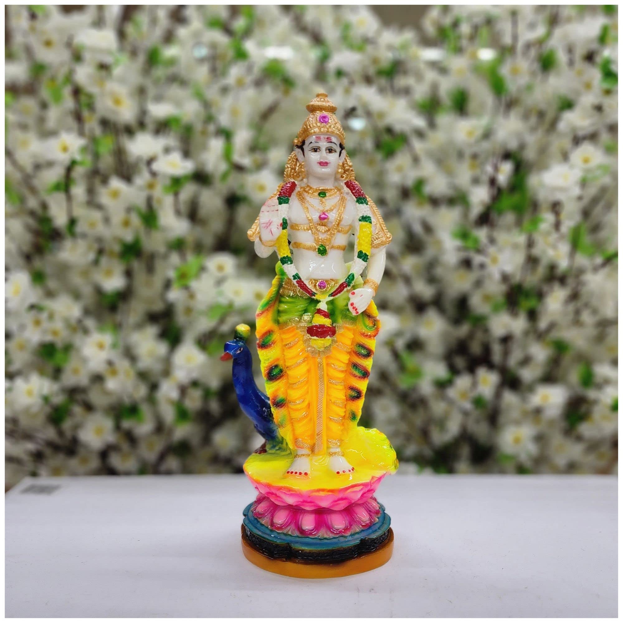 Buy AtoZ India Cart Murugan Swamy in Resin Lord Murugan Karthikeya