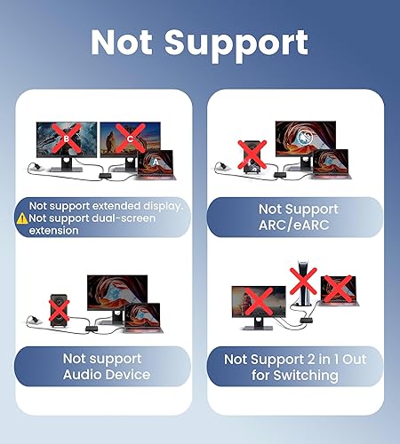 Miniatura 2 de avedio links Divisor HDMI 4K60Hz, Divisor HDMI 1 entrada y 2 salidas - No extiende la pantalla (Solo duplica las pantallas), Soporta 3D Dol-by