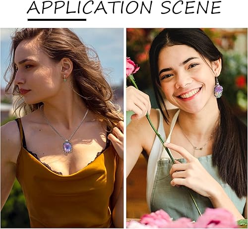 Miniatura 2 de KISSITTY 10 piezas de plata antigua colgante cabujón ajustes 0.984x0.709 in tibetano ovalado blanco camafeo bisel bandeja encantos