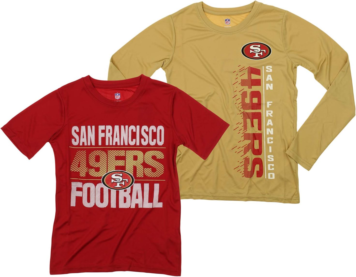 NFL Boys Youth Football Fan Two Performance T-Shirt Set, Team Variation