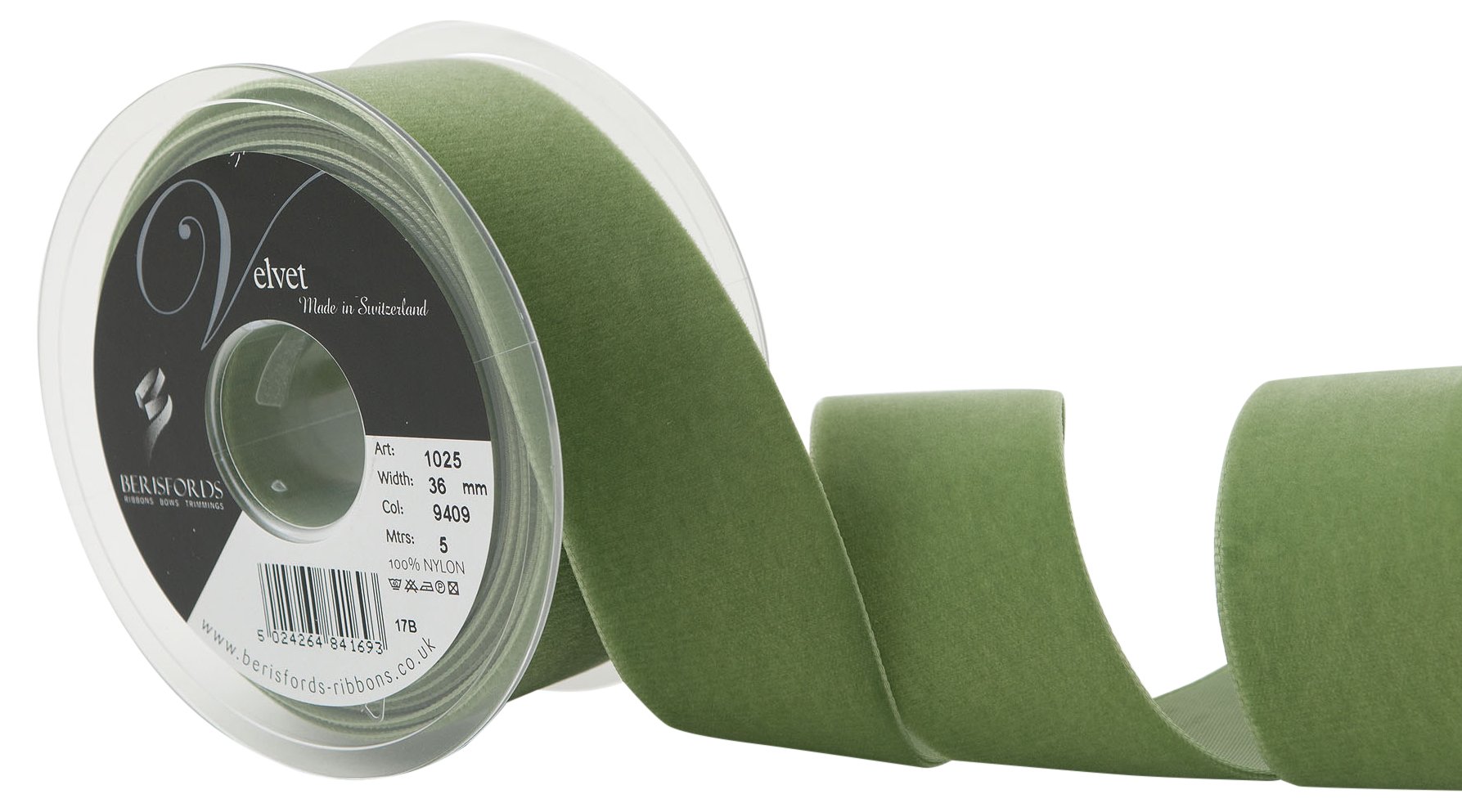 Berisfords Velvet Ribbon, Bocage, 102 x 45 x 102 cm