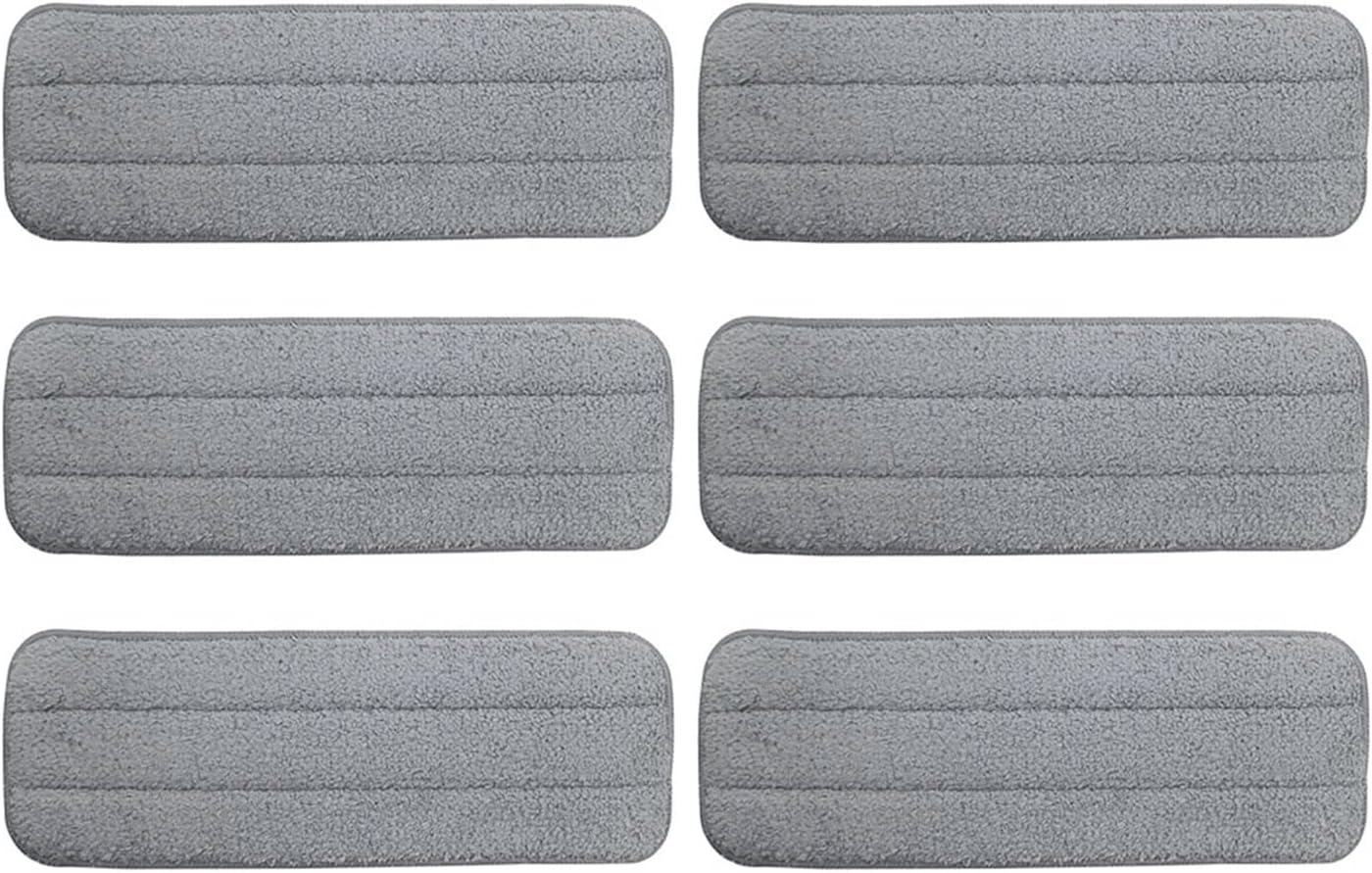 Mop Compatible With Deerma TB500 TB800 Compatible with Xiaomi Mijia Deerma Water Spray Mop 360 Rotating Cleaning Cloth Head Wooden Carbon Fiber Cloth (Color : 6pcs)