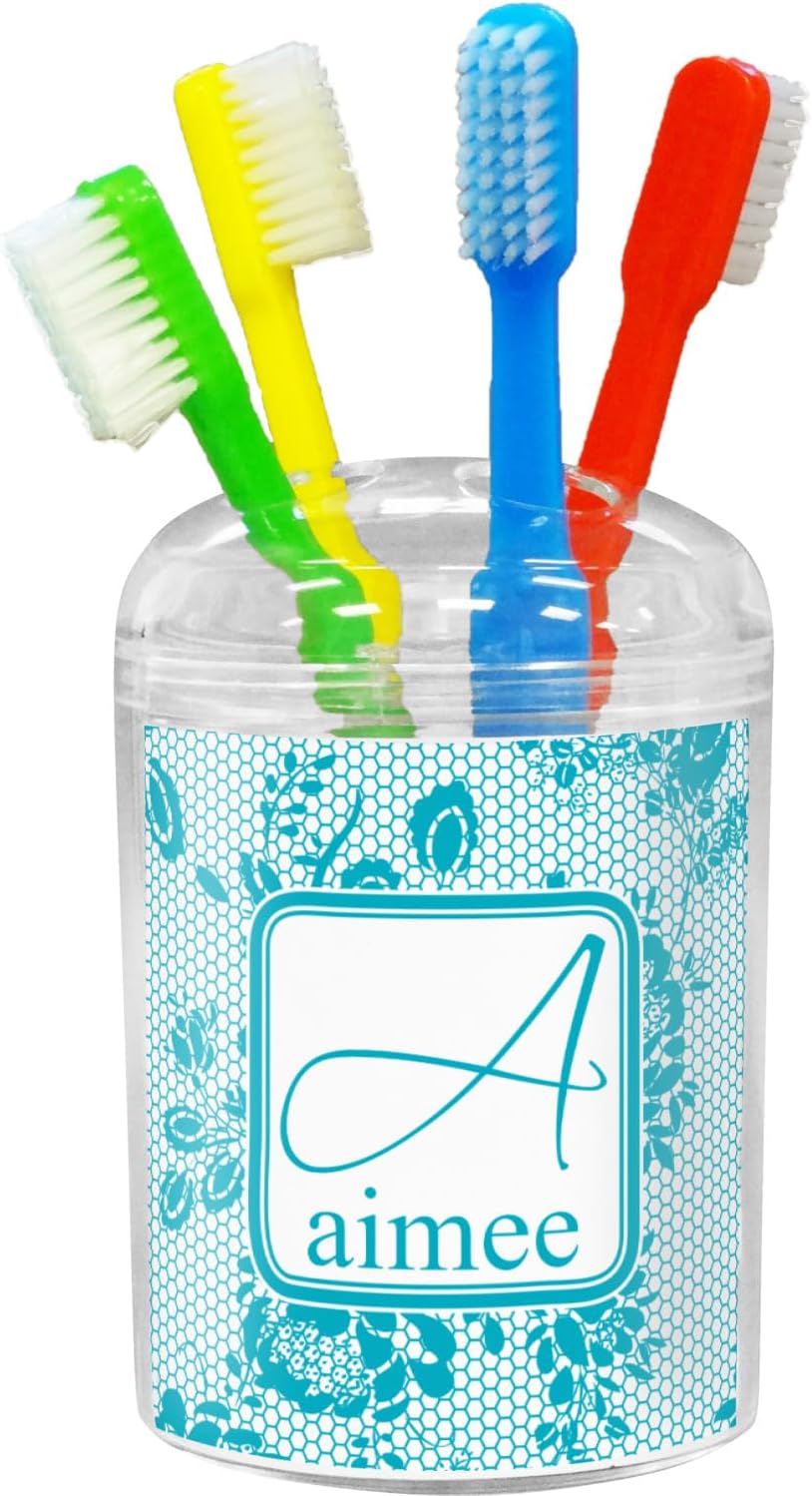 YouCustomizeIt Personalized Lace Toothbrush Holder