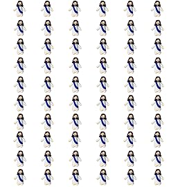 AKFAHOIF Mini Jesus Figures, Set of 30pcs Action Figures Little Jesus Figures, Tiny Jesus Figures to Hide and Seek Religious Gifts for Easter Egg Stuffers