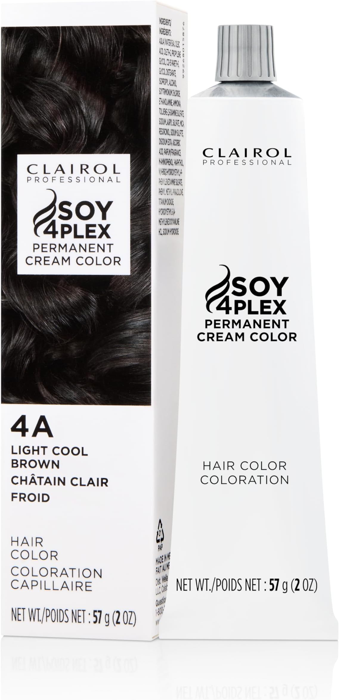 Permanent Cream Hair Color | Blonde, Brown, Black, & Red-Violet Shades for 100% Gray Coverage | Deep Conditioning & Fade Resistant Results