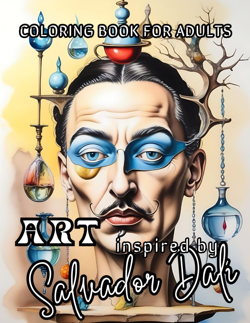 Art inspired by Salvador Dali: Coloring book for adults (Magical coloring Books For Adults)