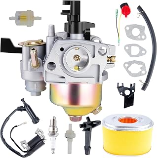 LEIMO KPARTS GX160 GX200 Carburetor Tune-Up Kit w/ Air Filter for Honda GX120 GX140 GX160 GX200 5.5HP 6.5HP Engines