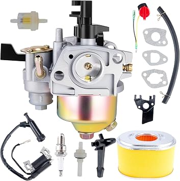 GX160 GX200 Carburetor with 17210-ZE1-517 Air Filter Tune Up Kit for Honda GX120 GX140 GX 160 GX168 GX200 5HP 5.5HP 6.5HP Engine